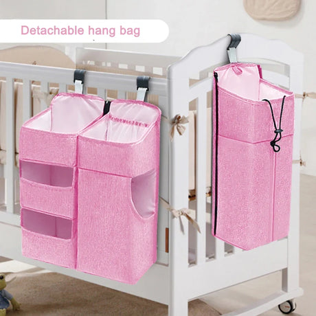 baby nursery hanging diaper organizer baby bed baby bed hanging storage bag accessories newborn crib bedding set cot organizer