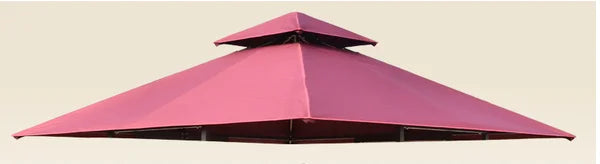 Patio umbrella canopy replacement 3mx3m square garden umbrella replacement canopy two layers fabric patio umbrella parts