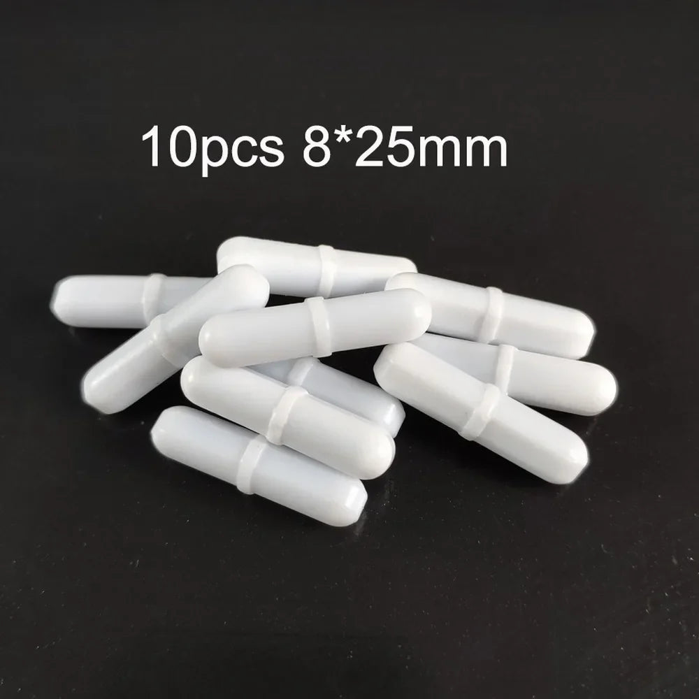 10Pcs/bag B Type Rotor PTFE Magnetic Stir Bar Stirrer Rotor Magnet Laboratory Supplies