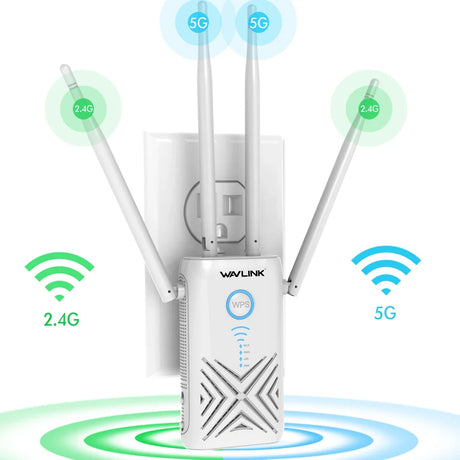 Wavlink AC1200 Gigabit WiFi Range Extender/Access Point/Router Wireless Wifi Repeater Dual Band 2.4G&5Ghz Wi-fi Signal Booster