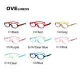 Kids Round Glasses Myopia Optical Eyeglasses Glasses Frame boy girl Prescription Silicone Flexible Children’s Glasses eyewear