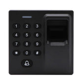 Mini Biometric Fingerprint Access Control Standalone Door Controller Keypad Finger and RFID Card Door Entry Lock D1-j