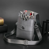 Hair Stylist Hairdressing Scissors Tool Waist Holster Shoulder Bag PU Leather Hairdressing Scissors Pouch