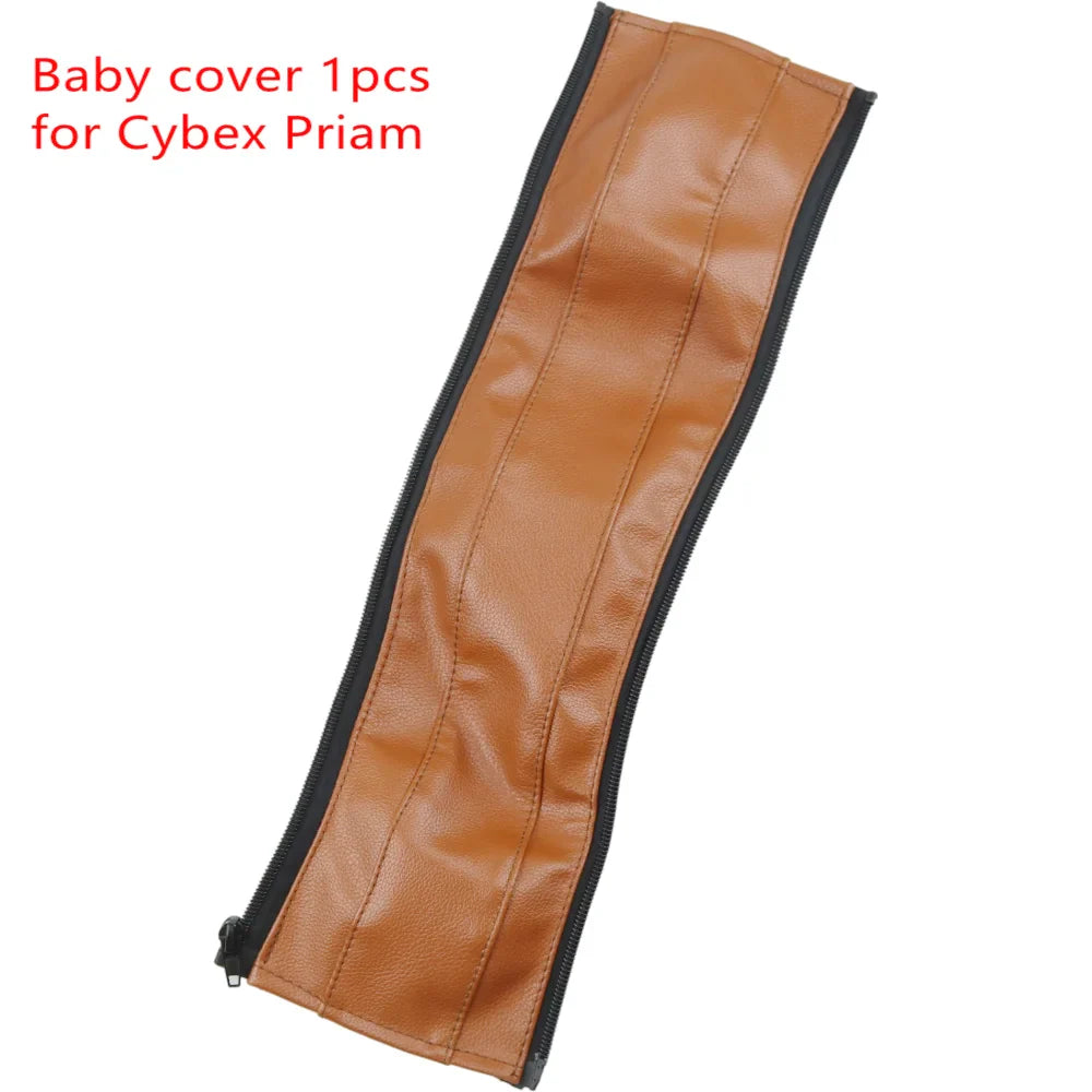 Leather Pu Cover For Cybex Priam Stroller Handles Protective Cases Cover Armrest Bumper Covers Handle Pram Bar Accessories