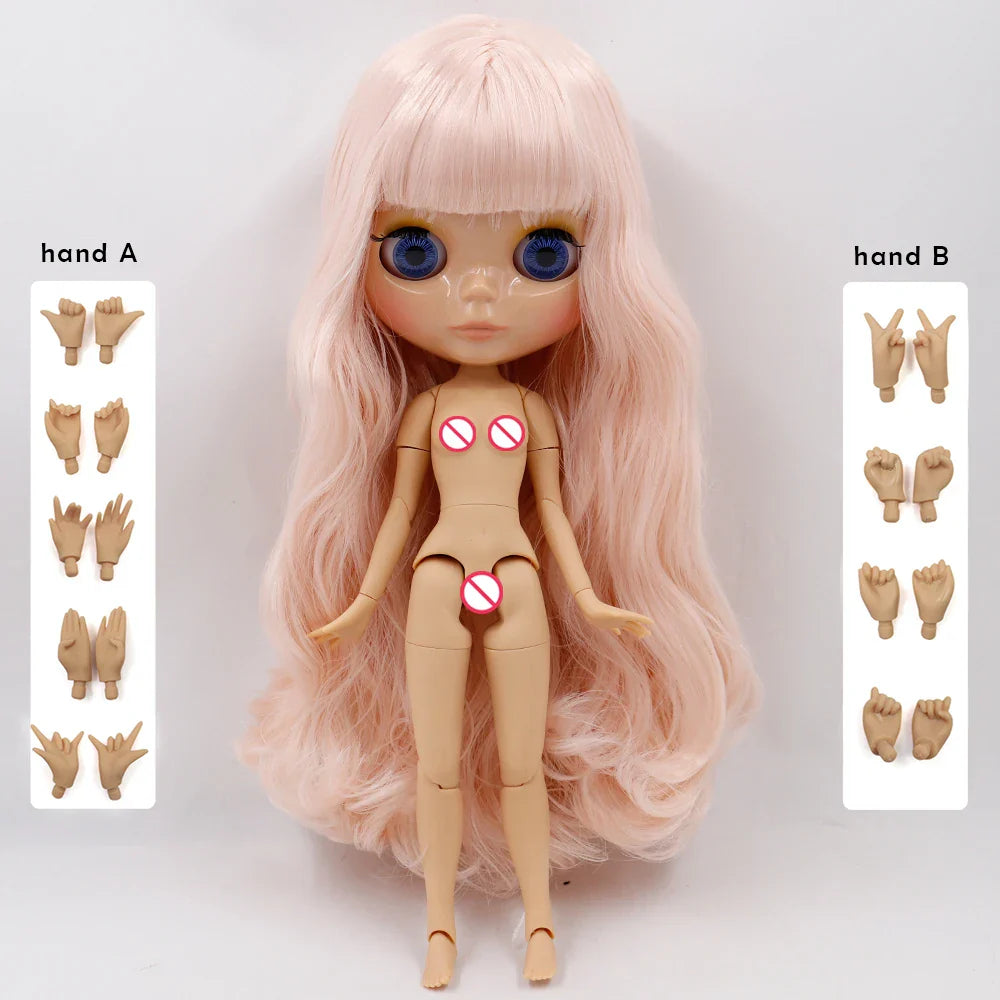 ICY DBS Blyth Doll 1/6 Joint Body DIY BJD toys Fashion Dolls girl gift Special Offer on sale with hand set A&B