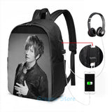 Funny Graphic print It's Gackt USB Charge Backpack Men School Bags Women Bag Travel Laptop bag