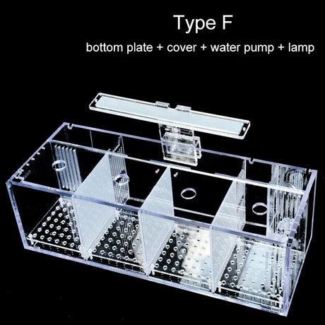 220V Creative Betta Fish Tank Breeding Incubator Isolation Box Water-free Desktop Small Acrylic Ecological Aquarium Tank