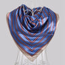 Spring And Autumn Female Satin Scarf,Big Square Scarves Hijabs Printed,Women Scarf,Purple Polyester Silk Scarf Shawl 90*90cm