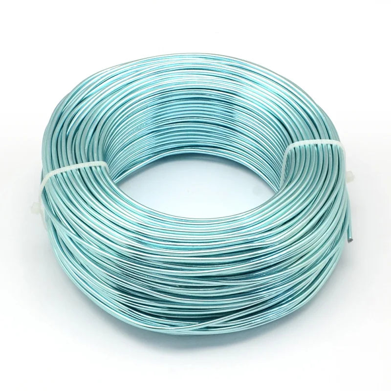 500g 0.8/1/1.2/1.5/2/3/2.5/3.5/4mm Aluminum Wire Bendable Beading Wire Supplies for Jewelry Making DIY Necklace Bracelets Craft