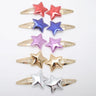 10pcs/lot Small Size Girls Hairclips Glitter Heart  Birthday Gift Baby Girls Hair Accessories Kids  Hair Clip For Children