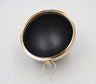 14 cm or 18 cm round shape metal box clutches with black plastic surface diy handbag accessories metal bag frames evening bags