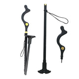 Portable Walking Cane Walking Stick with Handle Heavy Duty Aluminum Alloy