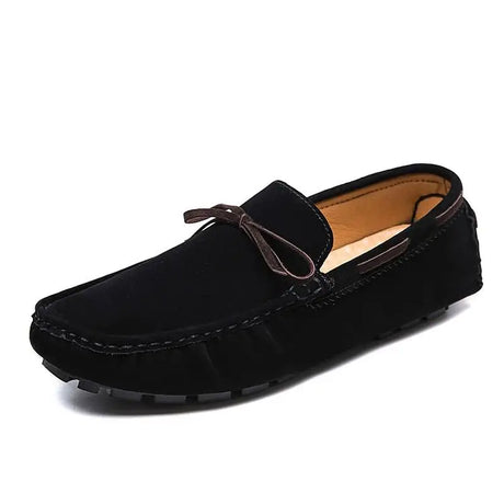 Suede Loafers Men Big Size 48 47 Boat Shoes Slip On Mocasines Hombre Handmade Lazy Shoes Driving Moccasins Casual Office Flats