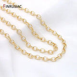 2021 New Trendy 4mm Round O-Shape Chain Big 7*9mm Thick Chain DIY Hand-Made Necklace Bracelet Making Materials Chain Spool