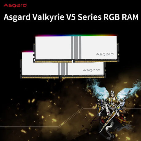 Asgard DDR4 RAM PC 8GBx2  16GBX2 3200MHz 3600MHz  RGB RAM Polar White  for Desktop