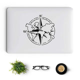 World Map Compass Laptop Decal for Macbook Pro 14 Retina Air 11 13 15.6 Inch Mac Notebook Case Skin Viny Tablet PC Cover Sticker