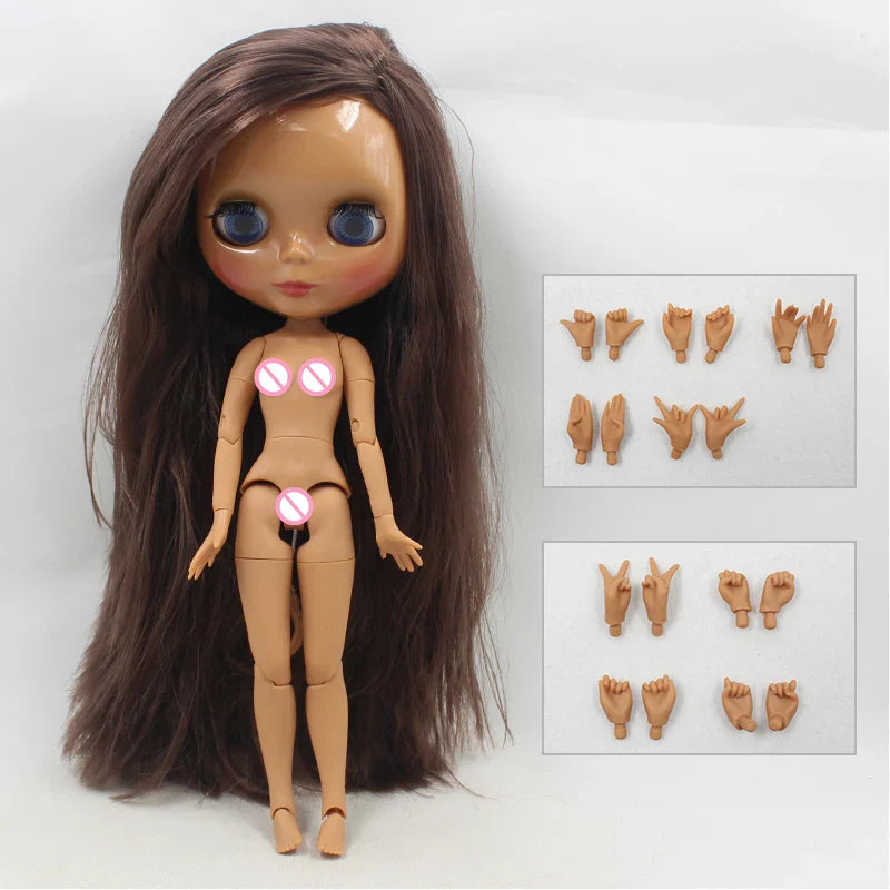 ICY DBS blyth doll 1/6 BJD toy custom doll joint body special offer on sale random eyes color nude doll 30cm anime girls gift