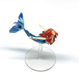 1.7Inch Fantasy Mermaid Figurine Action Figure Hand Painted Resin Doll Static Miniature Diorama Model Desktop Decoration