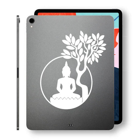 Buddha Bodhi Tree Decal Laptop Sticker for iPad 9.7 Pro 11 Air 4 Mini 6 Macbook Cover Skin Tablet PC Huawei Vinyl Notebook Decor