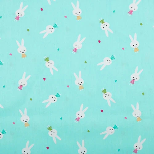 Blue Cartoon Printed Fabric Cotton Twill Cloth for DIY Baby Children Quilt Handicraft Apparel Sewing Textile Material By Meter