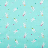 Blue Cartoon Printed Fabric Cotton Twill Cloth for DIY Baby Children Quilt Handicraft Apparel Sewing Textile Material By Meter