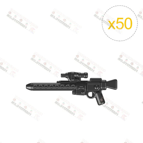 50PCS/LOT Weapon Model Gun Pack Star W Movie Series Blaster Guns Military Accessories DIY Building Blocks Toys For Children Gift