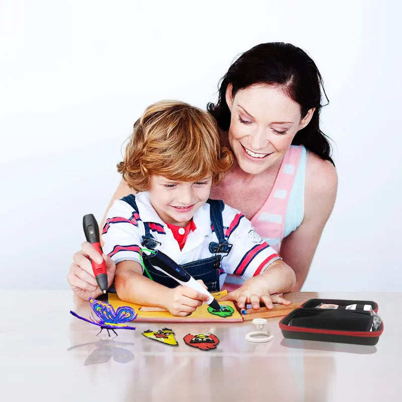 Creative 3D Printing Pen Set with ABS/PLA Filament - Perfect Gift for All Occasions!