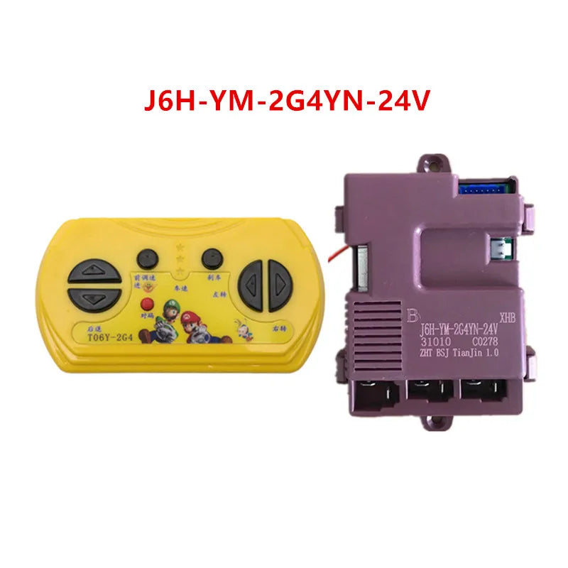 B-J6H-YM-2G4YN-24V baby carriage controller receiver children's electric toy car circuit board remote control