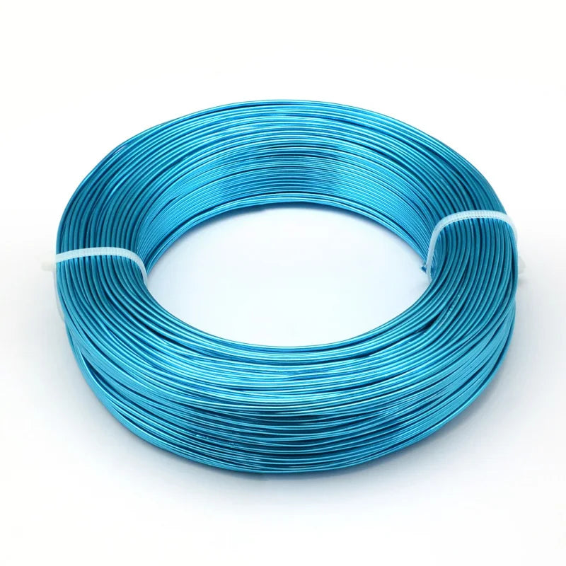 500g 0.8/1/1.2/1.5/2/3/2.5/3.5/4mm Aluminum Wire Bendable Beading Wire Supplies for Jewelry Making DIY Necklace Bracelets Craft