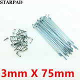 36pcs Motorcycle Accessories Spokes Wire about 20 Cm In Diameter 3 Mm Universal Electric Vehicle Parts Bicycle Spokes