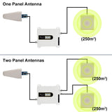 Mobily Zain Cellular Amplifier Repeater 2g 3g 4g Communication Amplifier Antenna 900 1800 2100 With One / Two Antennas