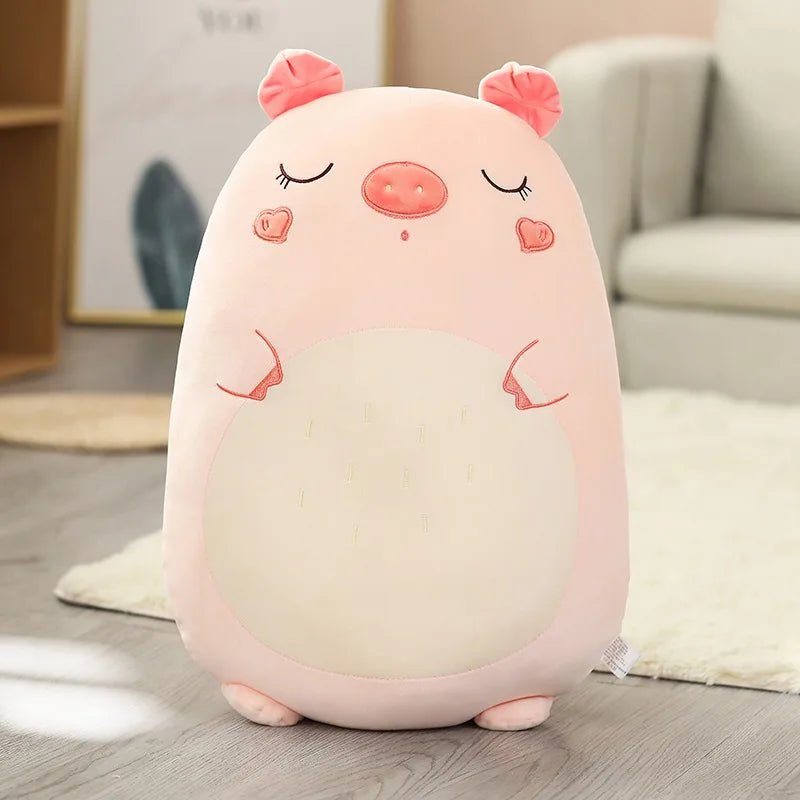 Squish Pillow Plush Toy Animal Kawaii Unicorn Dinosaur Lion Soft Big Pillow Buddy Stuffed Cushion Valentine's Gift For Kids Girl