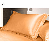 1pc Pure Emulation Silk Satin Pillowcase Single Pillow Cover Multicolor 48*74cm