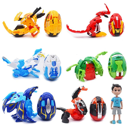 헬로카봇 Hello Carbot Koong Cartoon Anime TIRAKOONG Pterodactyl Deformation Drop Transform Egg Figure Automatic Tyrannosaurus Toys