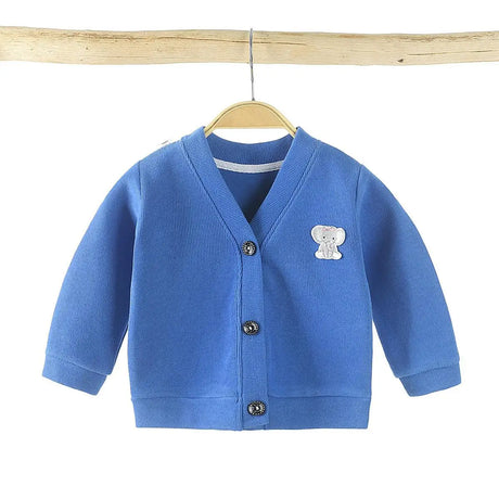 Newborn Baby Clothes Cotton Solid Baby Boys Girls Long Sleeve Knitted Sweater Cardigan Jacket Toddler Kids Casual Coat Tops