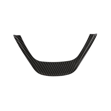 Car Carbon Fiber Interior Steering Wheel Decorative Frame Panel Cover Trim For BMW 3 Series F30 F32 F34 2013-2019 Accessories