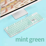 Three-piece Set Punk Gaming Keyboard and Mouse Earphone Set Luminous Keyboards 3200 DPI Mice Headset Combos Computer Accessories