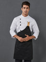 2023 New Chef Clothes Uniform Restaurant Kitchen Cooking Chef Coat Waiter Work Jackets Professional Uniform Overalls Outfit