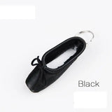 Handmade Mini Ballet Shoe Ballet Keychain Gift Satin Pointe Shoes Key Ring Keychain Schoolbag Bjd Doll Pendant