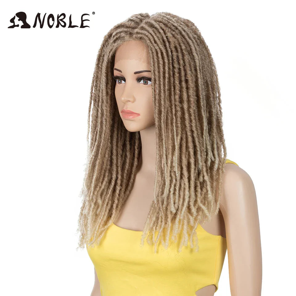 Noble Braided Wig for Women Crochet Twist Hair Wig Twists Crochet Wig Synthetic Lace Wig with Baby Hair Synthetic Lace Wig