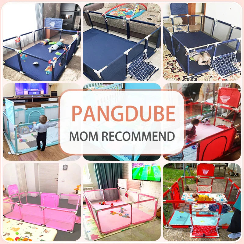 PANGDUBE Baby Playpen Kids Playground for Babies Fence for Children Ball Pit Pool Baby Playground Baby Safety Fence