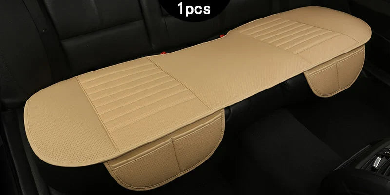 Ultra-Luxury Car Seat Protection Single Seat Without Backrest PU Senior Leather Car Seat Cover For Most Four-Door Sedan&SUV