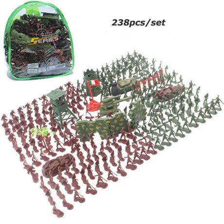 Soldiers Set building blocks Doll Action Figures Sand table model Toys Plastic Collective Model toys For kids Military Gift