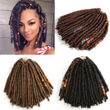 Jumbo Faux Locs Synthetic Crochet Braids Hair Extension Afro Hairstyles Soft Dreadlock For Women Crochet Braiding Hair