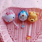 Sanrio Hello Kitty cartoon tape measure 1 meter automatic retractable doll tape measure mini pendant shrinkage measuring ruler