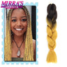 Braiding Hair 24 Inches Jumbo Braid Synthetic Hair Extensions for Braids 100G/Pack Women DIY Hair Yellow Pink Orange Grey Blonde