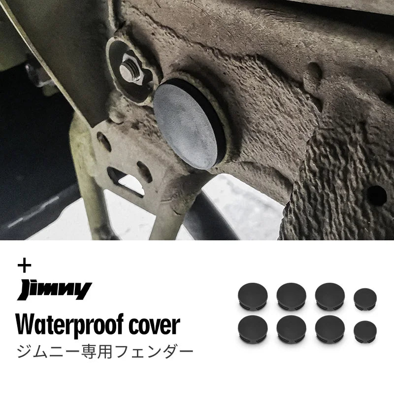 1PC 11PCS Dust Cover Car Suspension Bottom Chassis Hole Cap Protection For Suzuki Jimny JB64 JB74 2019 2020 Styling Accessories