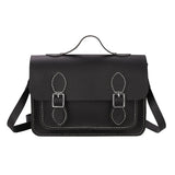 DIY Leather Cambridge Bag Handmade Sewing Women Crossbody Shoulder Bag Handcrafted Semi-finished Kit Blue Red Black Green Brown