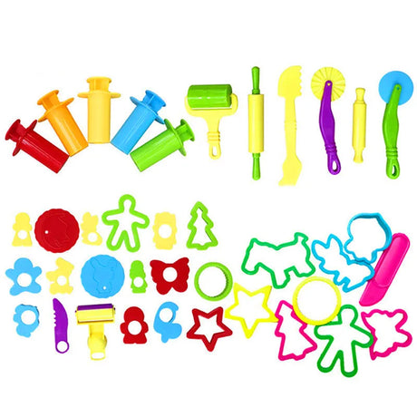 Hot Sale DIY Slimes Play Dough Tools Accessories Plasticine Dinosaur Animal Model Clay Kits Soft Clay Cut Sets Toys for Children