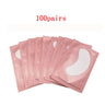 100Pairs Eyelash Extension Patches Under Eye Pads Paper Grafting False Eyelashes Paper Patch Stickers Makeup Tool